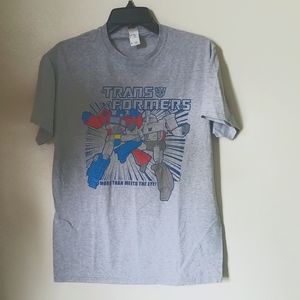 Transformers Optimus Prime Megatron Hasbro Tee - Gray Size Medium M
